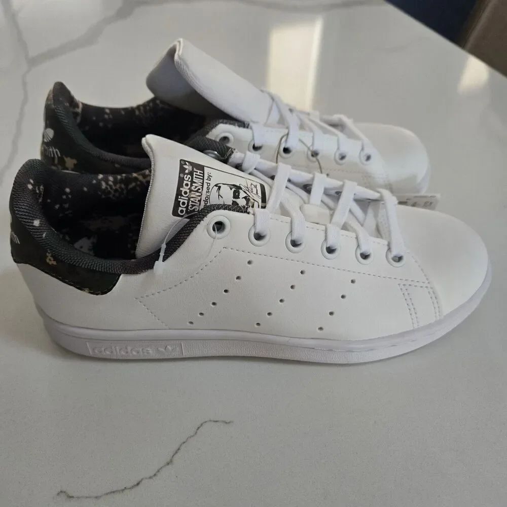 Adidas BAPE x Stan Smith CAMO Shoes Sneakers Kids Size 3.5 US NEW